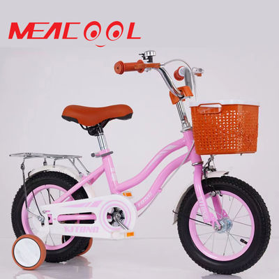 Carbon Steel Delicate Lightweight Kids Bike With Training Wheel For 3 Years Old