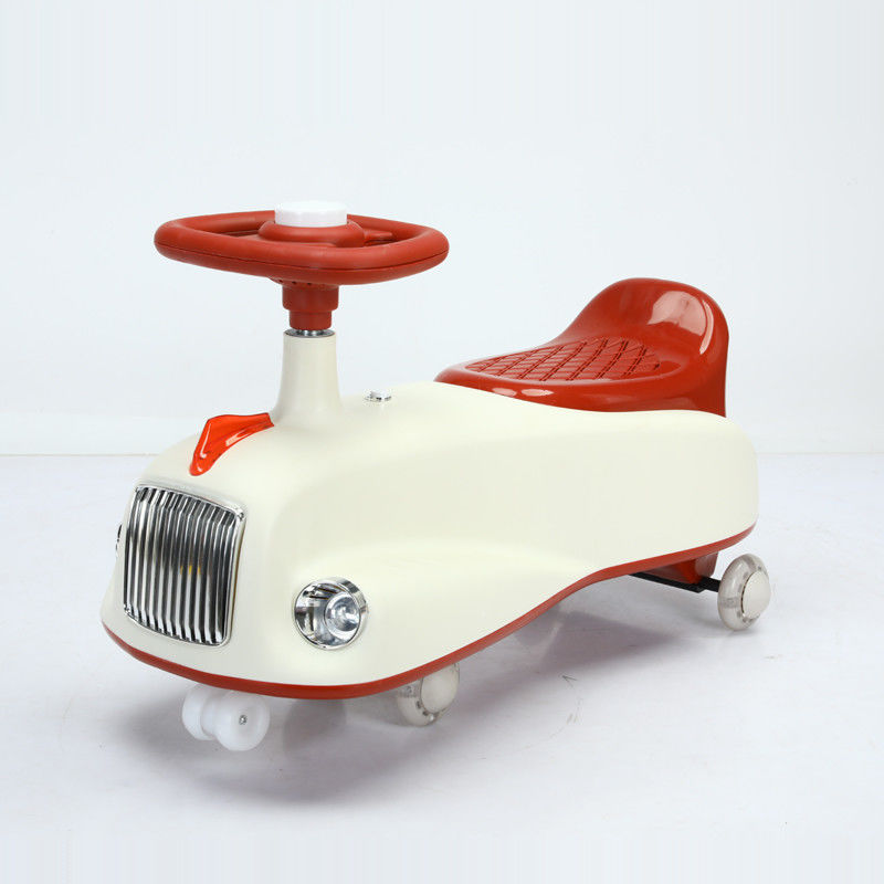 Five Wheels Wiggle Car Ride Toy Wiggle Twist Car  With Led Wheels Anti Rollover