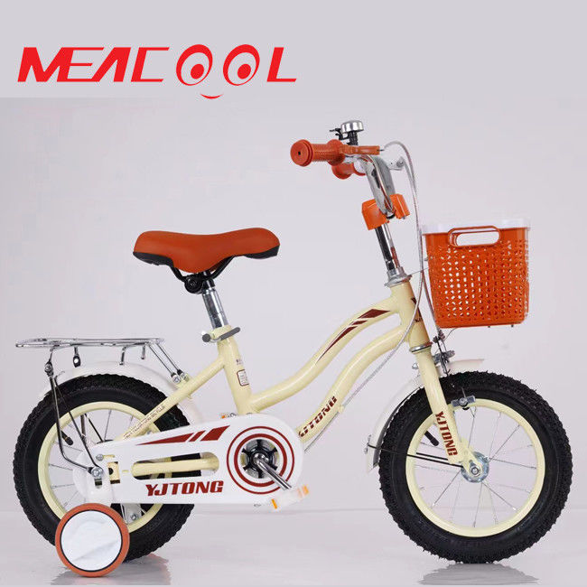 Carbon Steel Delicate Lightweight Kids Bike With Training Wheel For 3 Years Old